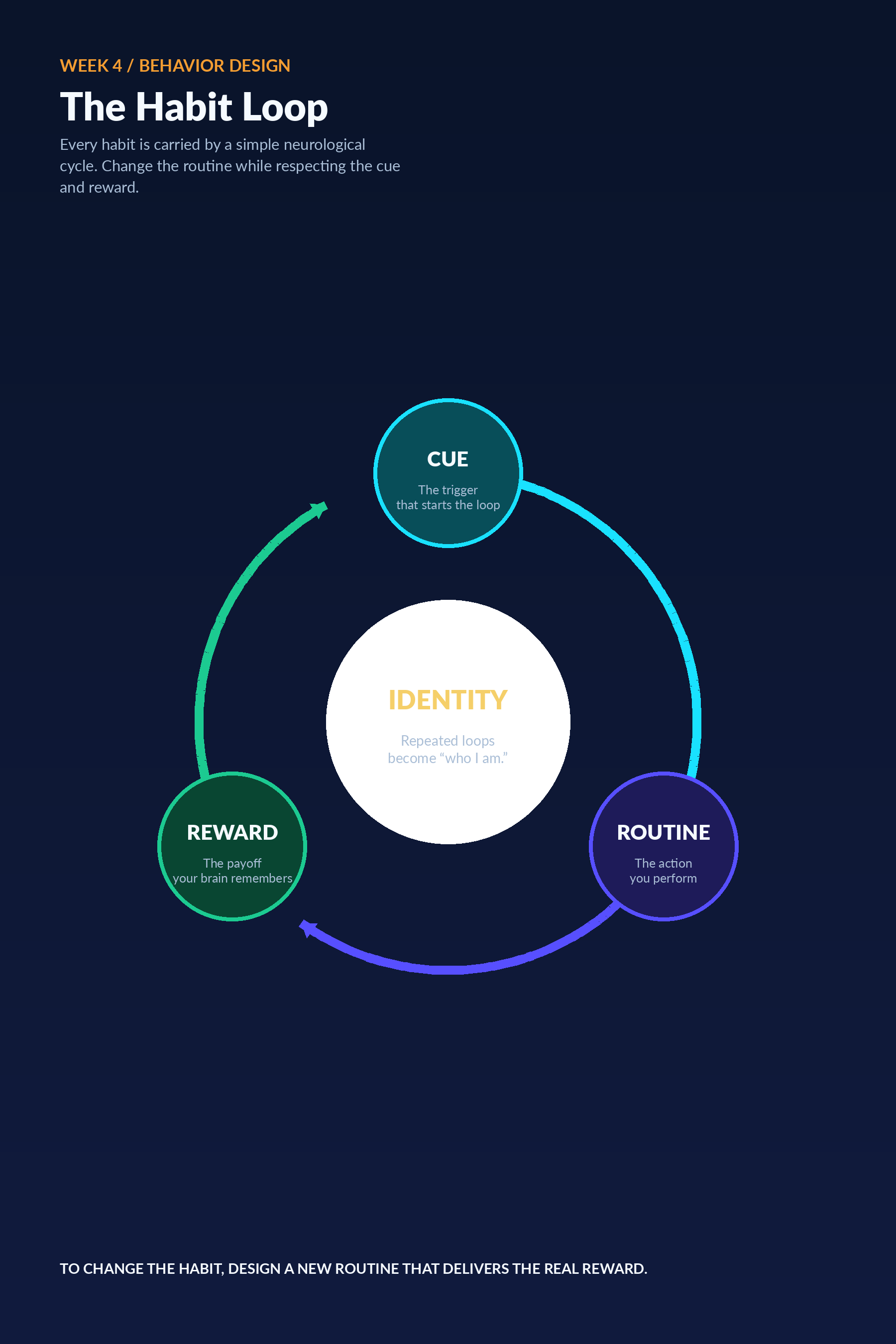 The Habit Loop diagram